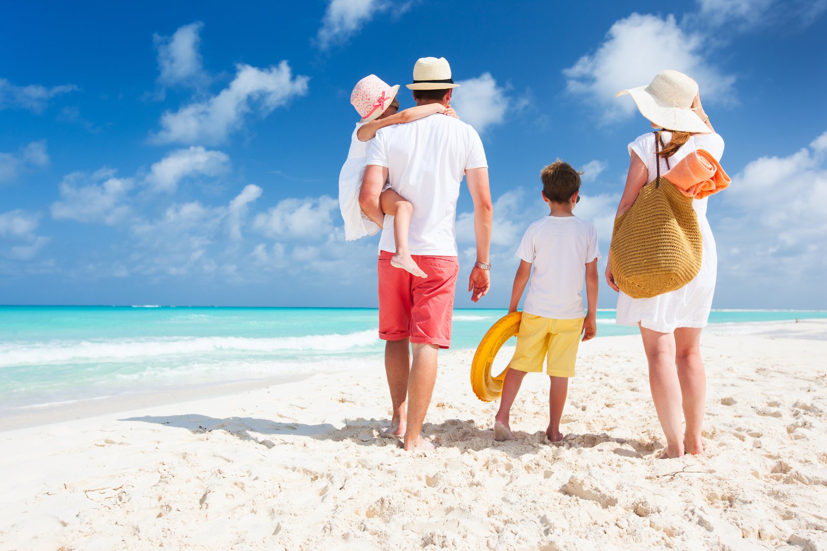 Family beach vacation